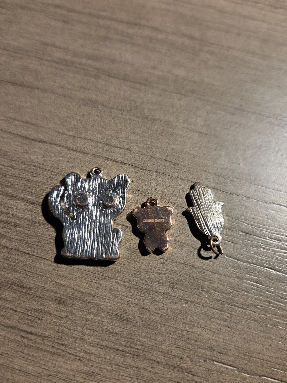Necklace Charm Pendants Lot Of 3